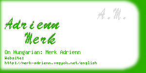 adrienn merk business card